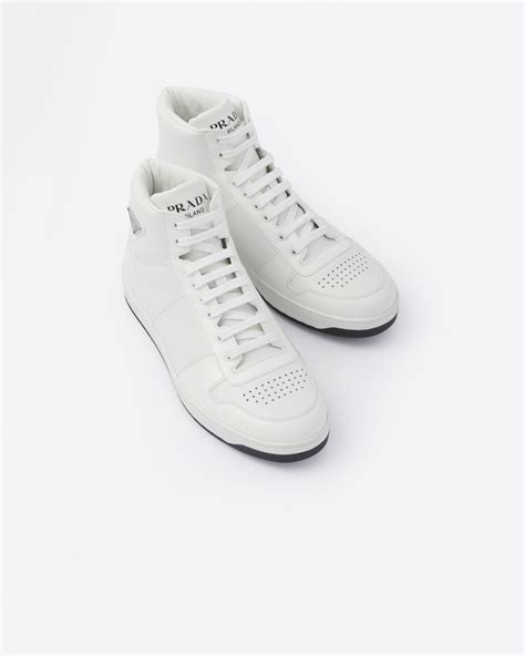 Sneakers Downtown alte in pelle Bianco/nero 